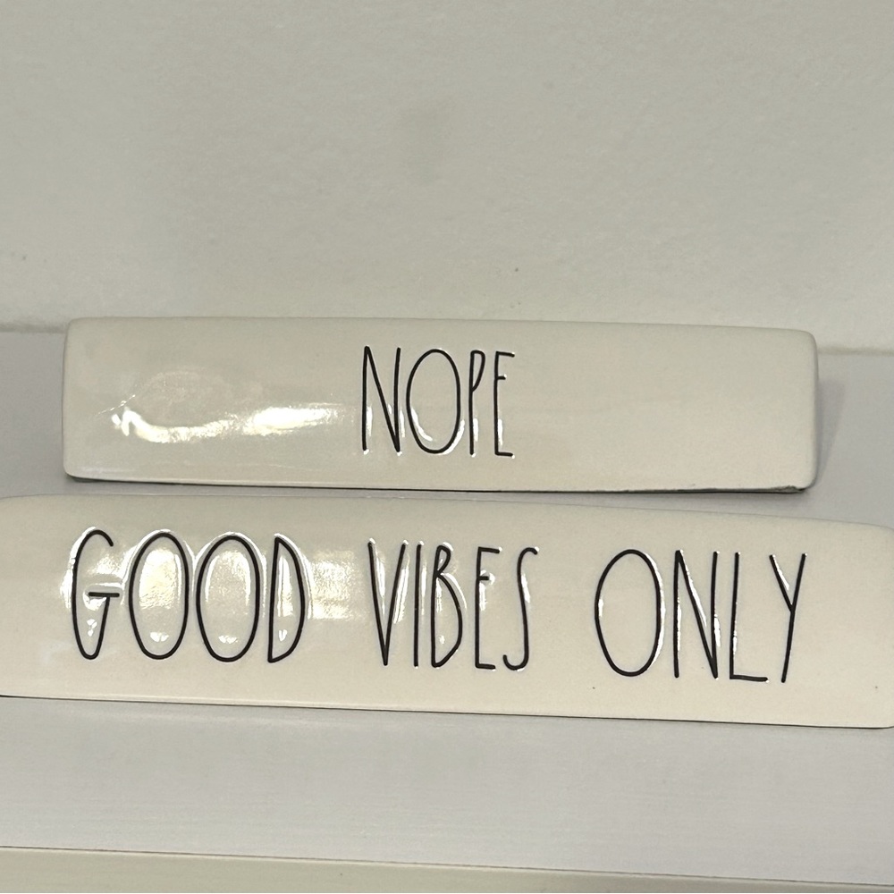 Rae Dunn Desk sign set